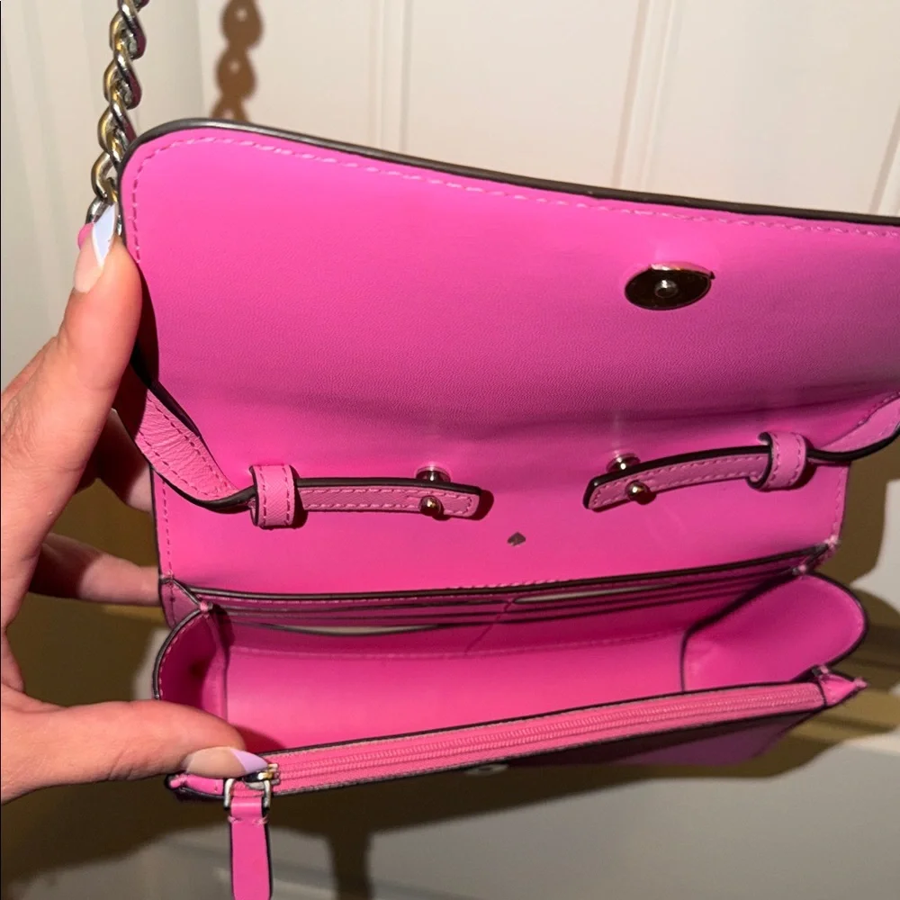 Kate Spade Vibrant Pink Crossbody Bag - Picture 4 of 5